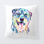 Cool Colorful Pillowcase Bernese Mountain Dog