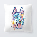 Cool Colorful Pillowcase Bernese Mountain Dog