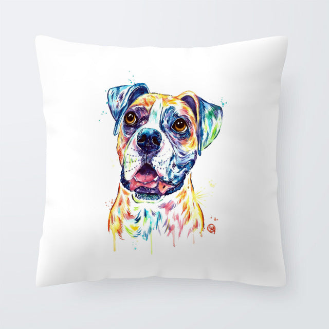 Cool Colorful Pillowcase Bernese Mountain Dog