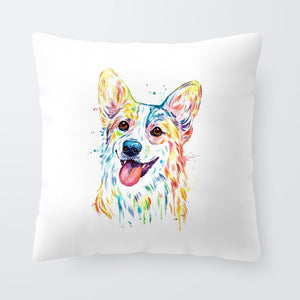 Cool Colorful Pillowcase Bernese Mountain Dog