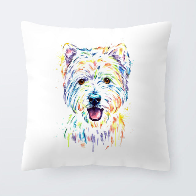 Cool Colorful Pillowcase Bernese Mountain Dog