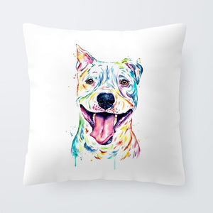 Cool Colorful Pillowcase Bernese Mountain Dog