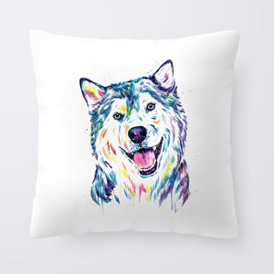 Cool Colorful Pillowcase Bernese Mountain Dog