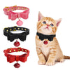 Cat Collar PU Leather Bells Necklace