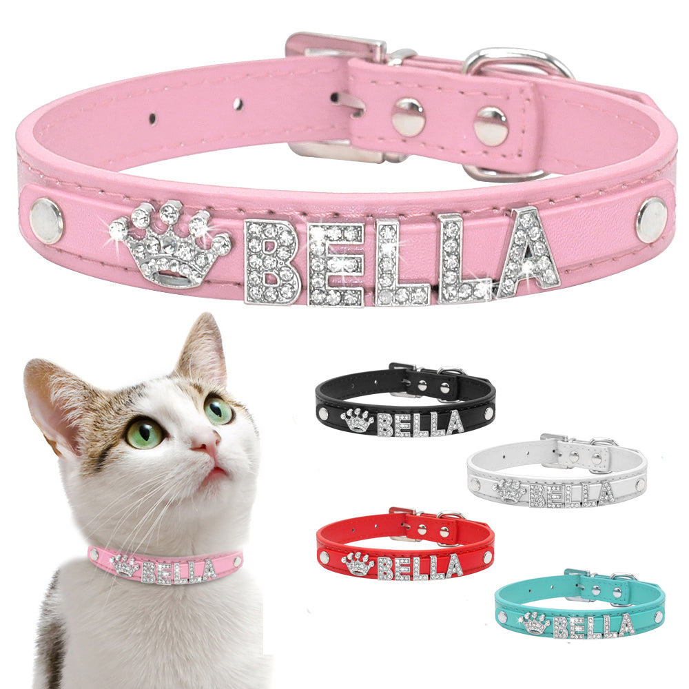 Cat Collar Rhinestone Puppy