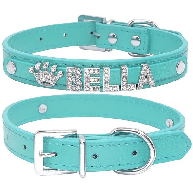 Cat Collar Rhinestone Puppy