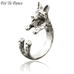 German Shepherd & Blue Heeler Dog Wrap Ring