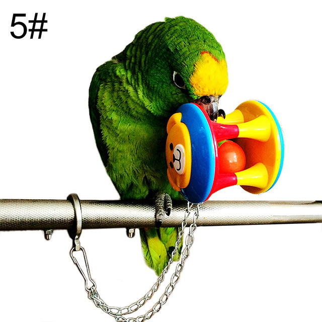 Pet Bird Plastic Chew Ball Chain Cage