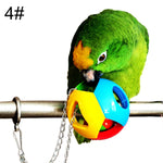 Pet Bird Plastic Chew Ball Chain Cage