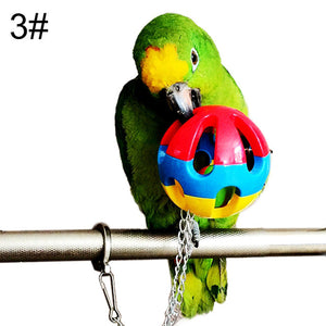 Pet Bird Plastic Chew Ball Chain Cage